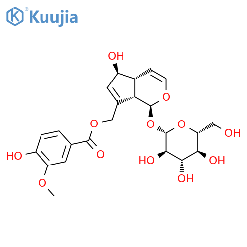 10-O-Vanilloylaucubin structure