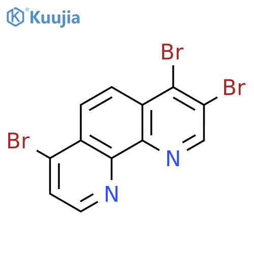 1,10-Phenanthroline, 3,4,7-tribromo- structure