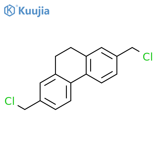 Phenanthrene, 2,7-bis(chloromethyl)-9,10-dihydro- structure