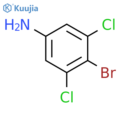 4-Bromo-3,5-dichloroaniline structure