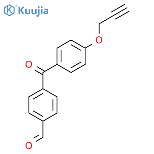 4-(4-(Prop-2-yn-1-yloxy)benzoyl)benzaldehyde, >=95% structure