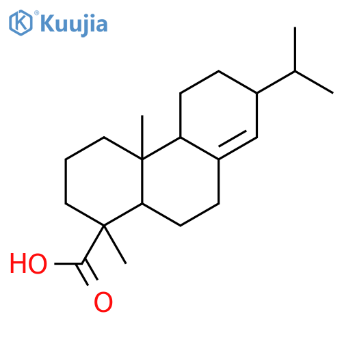 1-Phenanthrenecarboxylicacid, 1,2,3,4,4a,5,6,7,8,9,10,10a-dodecahydro-1,4a-dimethyl-7-(1-methylethyl)-,(1R,4aS,7S,10aR)- structure
