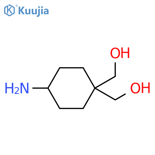 1,1-Cyclohexanedimethanol, 4-amino- structure