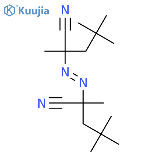 Pentanenitrile, 2,2'-azobis[2,4,4-trimethyl- structure