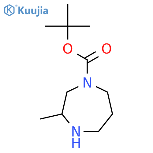 tert-butyl (3S)-3-methyl-1,4-diazepane-1-carboxylate structure