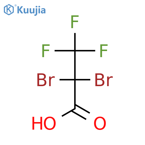Propanoic acid, 2,2-dibromo-3,3,3-trifluoro- structure