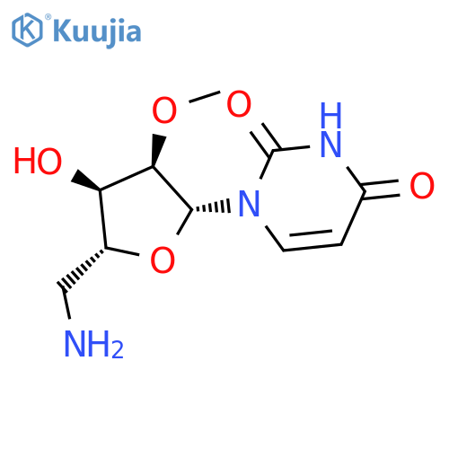 Uridine, 5'-amino-5'-deoxy-2'-O-methyl- structure