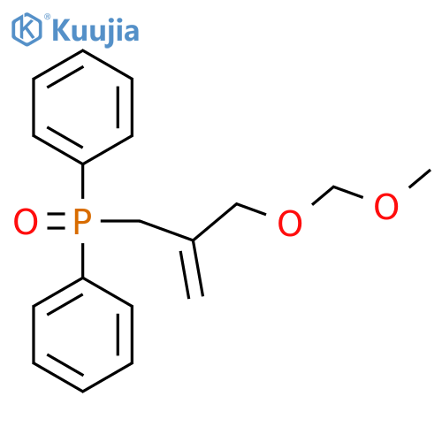 Phosphine oxide, [2-[(methoxymethoxy)methyl]-2-propenyl]diphenyl- structure
