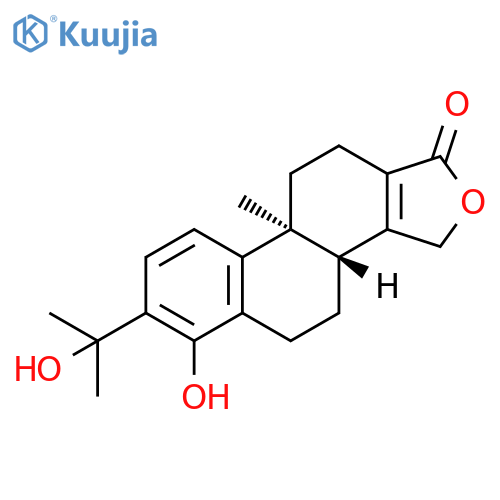 Phenanthro[1,2-c]furan-1(3H)-one, 3b,4,5,9b,10,11-hexahydro-6-hydroxy-7-(1-hydroxy-1-methylethyl)-9b-methyl-, (3bR,9bS)- structure