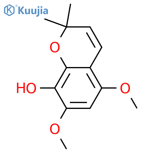 5,7,8-Trihydroxy-2,2-dimethyl-2H-1-benzopyran; 5,7-Di-Me ether structure