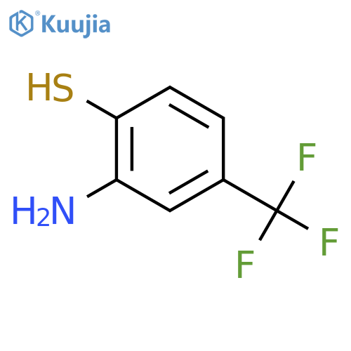 Benzenethiol,2-amino-4-(trifluoromethyl)- structure