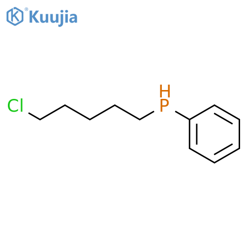 Phosphine, (5-chloropentyl)phenyl- structure