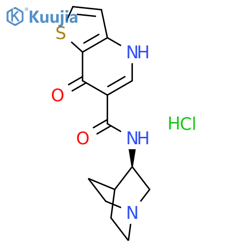 Pumosetrag hydrochloride structure