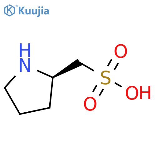 (2R)-2-Pyrrolidinemethanesulfonic acid structure