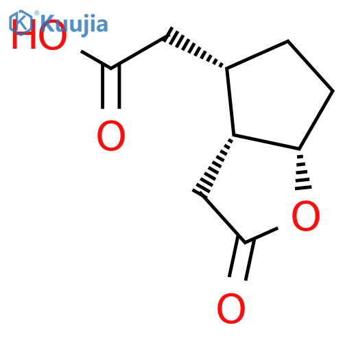 2H-Cyclopenta[b]furan-4-acetic acid, hexahydro-2-oxo-, (3aR,4S,6aS)- structure