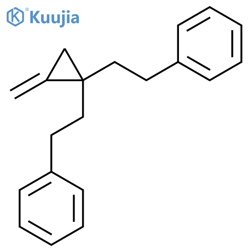 Benzene, 1,1'-[(methylenecyclopropylidene)di-2,1-ethanediyl]bis- structure