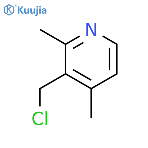 3-(chloromethyl)-2,4-dimethylPyridine structure