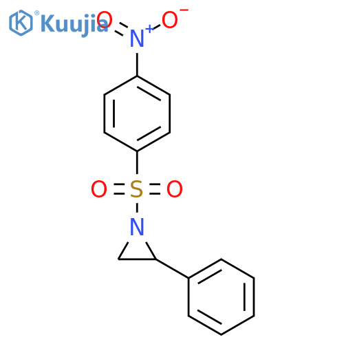 Aziridine, 1-[(4-nitrophenyl)sulfonyl]-2-phenyl-, (2S)- structure