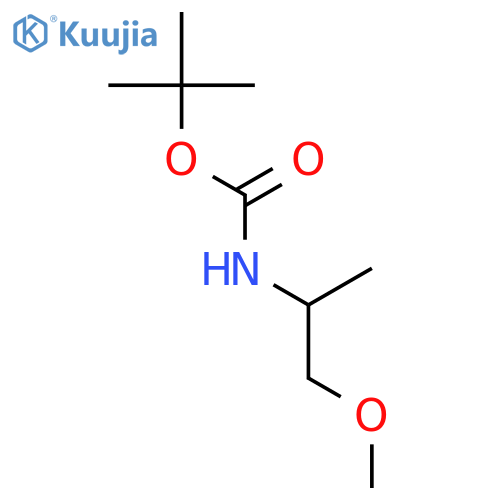 N-tert-Butyloxycarbonyl DL-Alaninol Methyl Ether structure