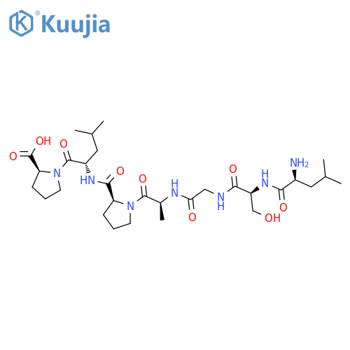 L-Proline, L-leucyl-L-serylglycyl-L-alanyl-L-prolyl-L-leucyl- structure