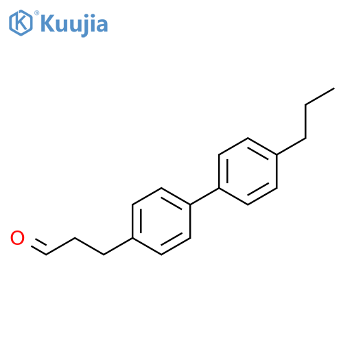 [1,1'-Biphenyl]-4-propanal, 4'-propyl- structure