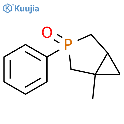 3-Phosphabicyclo[3.1.0]hexane, 1-methyl-3-phenyl-, 3-oxide structure