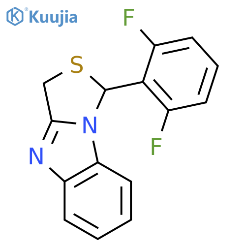 (1R)-1-(2,6-difluorophenyl)-3H-[1,3]thiazolo[3,4-a]benzimidazole structure