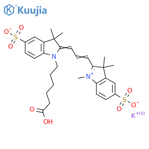 Sulfo-CY 3 Carboxylic Acid structure