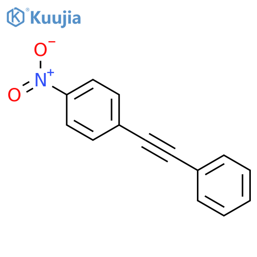Benzene,1-nitro-4-(2-phenylethynyl)- structure