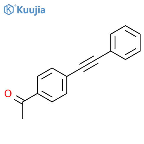 1-(4-(Phenylethynyl)phenyl)ethanone structure