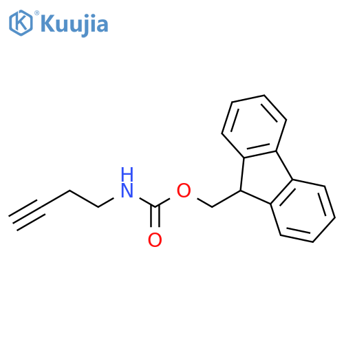 Carbamic acid, N-3-butyn-1-yl-, 9H-fluoren-9-ylmethyl ester structure