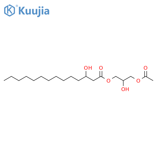 Glycerol 1-alkanoates; Glycerol 1-(3R-hydroxytetradecanoate), 3-Ac structure