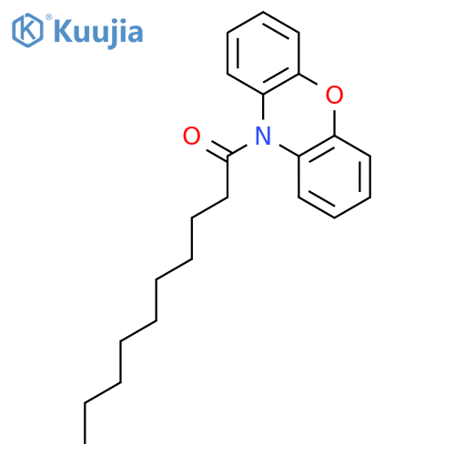 10H-Phenoxazine, 10-(1-oxodecyl)- structure