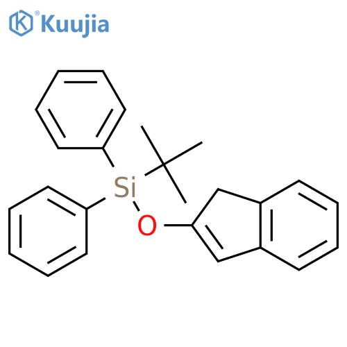Silane, (1,1-dimethylethyl)(1H-inden-2-yloxy)diphenyl- structure