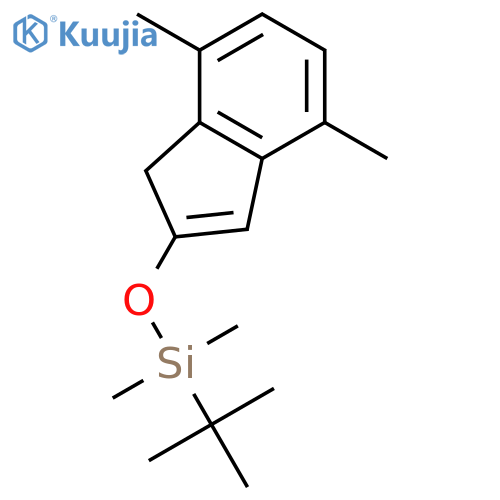 tert-Butyl[(4,7-dimethyl-1H-inden-2-yl)oxy]dimethylsilane structure