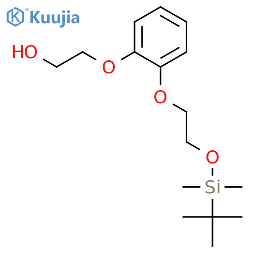 ETHANOL, 2-[2-[2-[[(1,1-DIMETHYLETHYL)DIMETHYLSILYL]OXY]ETHOXY]PHENOXY]- structure