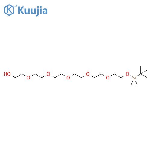 4,7,10,13,16,19-Hexaoxa-3-silaheneicosan-21-ol, 2,2,3,3-tetramethyl- structure