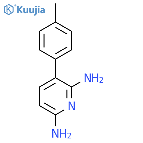 3-(p-Tolyl)pyridine-2,6-diamine structure