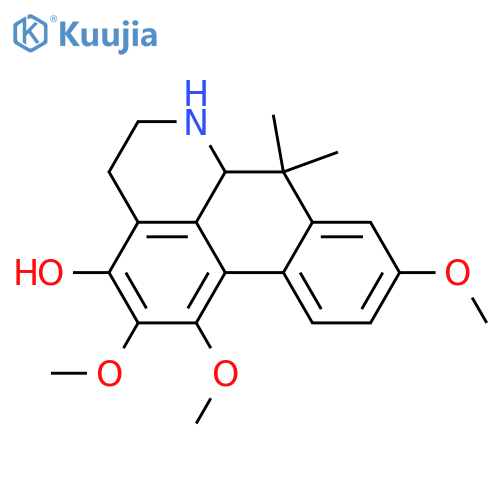 1,2,3,9-Tetrahydroxy-7,7-dimethylnoraporphine; (R)-form, 1,2,9-Tri-Me ether structure