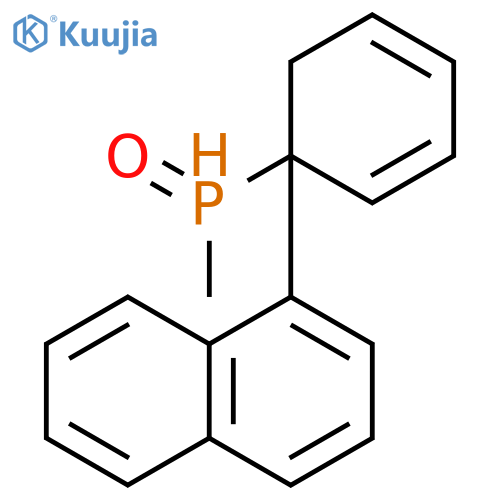 Phosphine oxide, methyl-1-naphthalenylphenyl- structure
