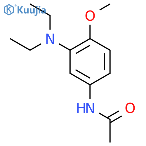 4-Acetylamino-2-(diethylamino)anisole structure