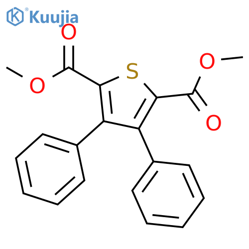 Dimethyl 3,4-diphenylthiophene-2,5-dicarboxylate structure