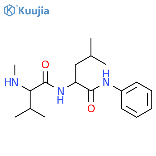 N-Me-Val-Leu-anilide structure