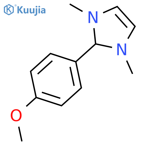1H-Imidazole, 2,3-dihydro-2-(4-methoxyphenyl)-1,3-dimethyl- structure