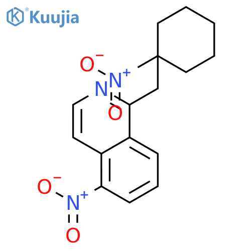 Isoquinoline, 5-nitro-1-[(1-nitrocyclohexyl)methyl]- structure