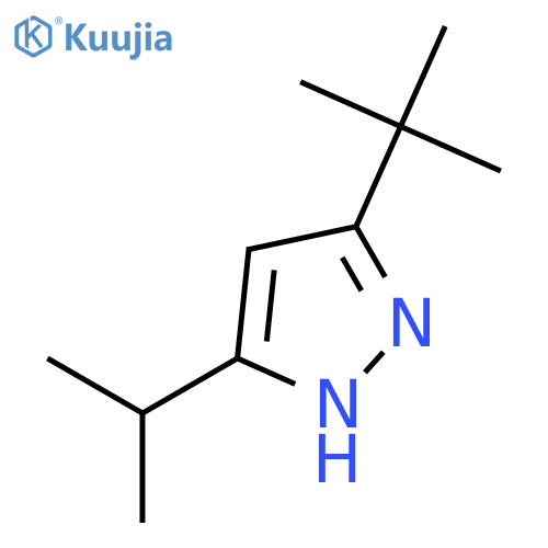 1H-Pyrazole,3-(1,1-dimethylethyl)-5-(1-methylethyl)- structure