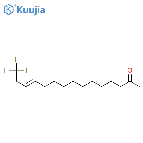 12-Pentadecen-2-one, 15,15,15-trifluoro-, (12Z)- structure
