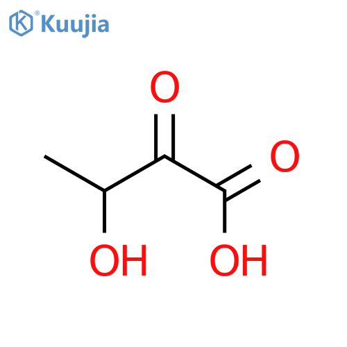 Butanoic acid,3-hydroxy-2-oxo- structure