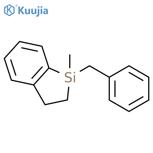 1H-1-Silaindene, 2,3-dihydro-1-methyl-1-(phenylmethyl)- structure