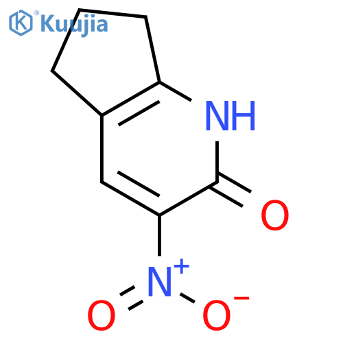 1,5,6,7-tetrahydro-3-nitro-2H-Cyclopenta[b]pyridin-2-one structure
